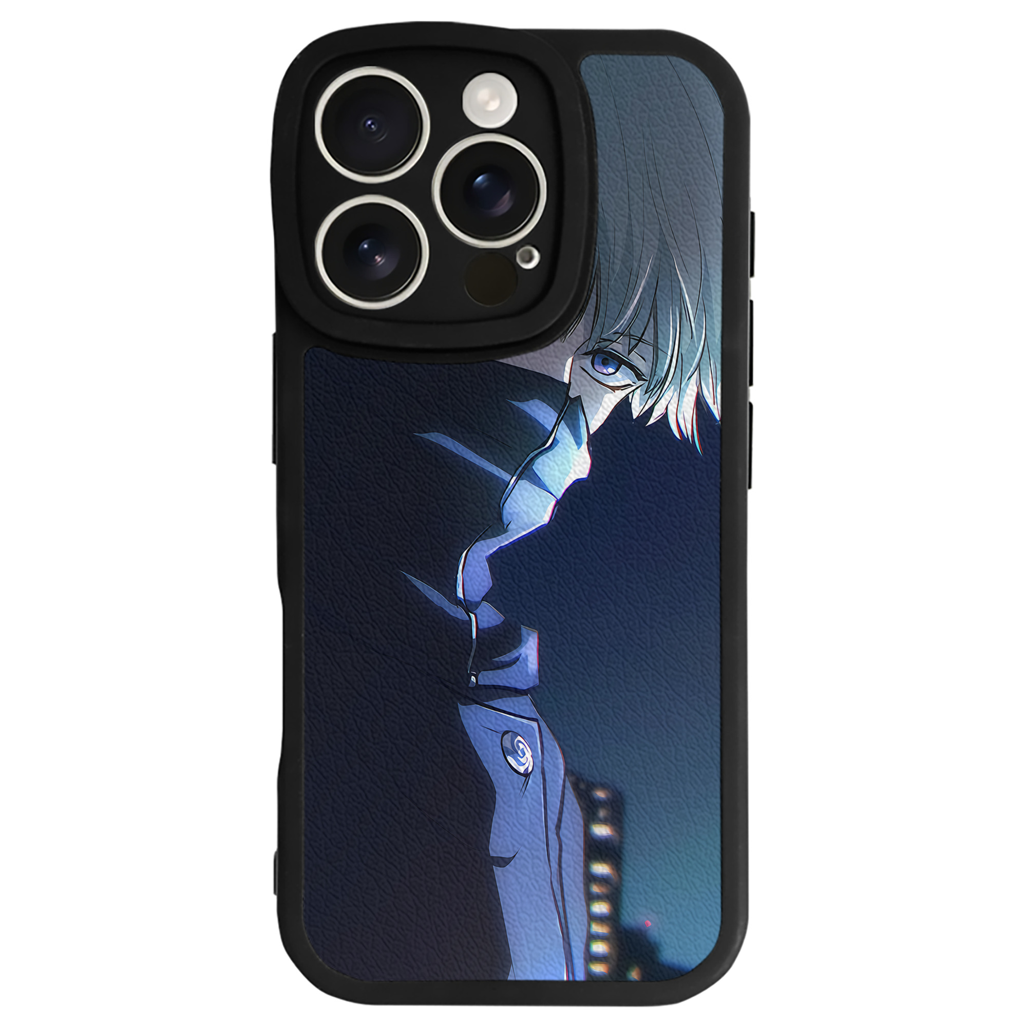 （画像用） 呪術廻戦 Jujutsu Kaisen 【iPhone 16シリーズ対応】シリコンスマホケース（レザー調） 材質：シリコン